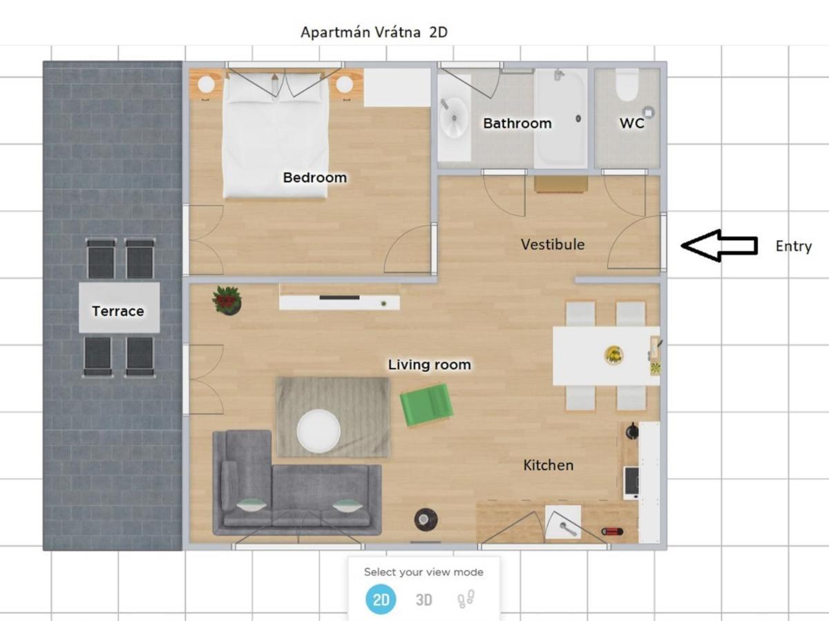 Vrátna Apartman Terhely